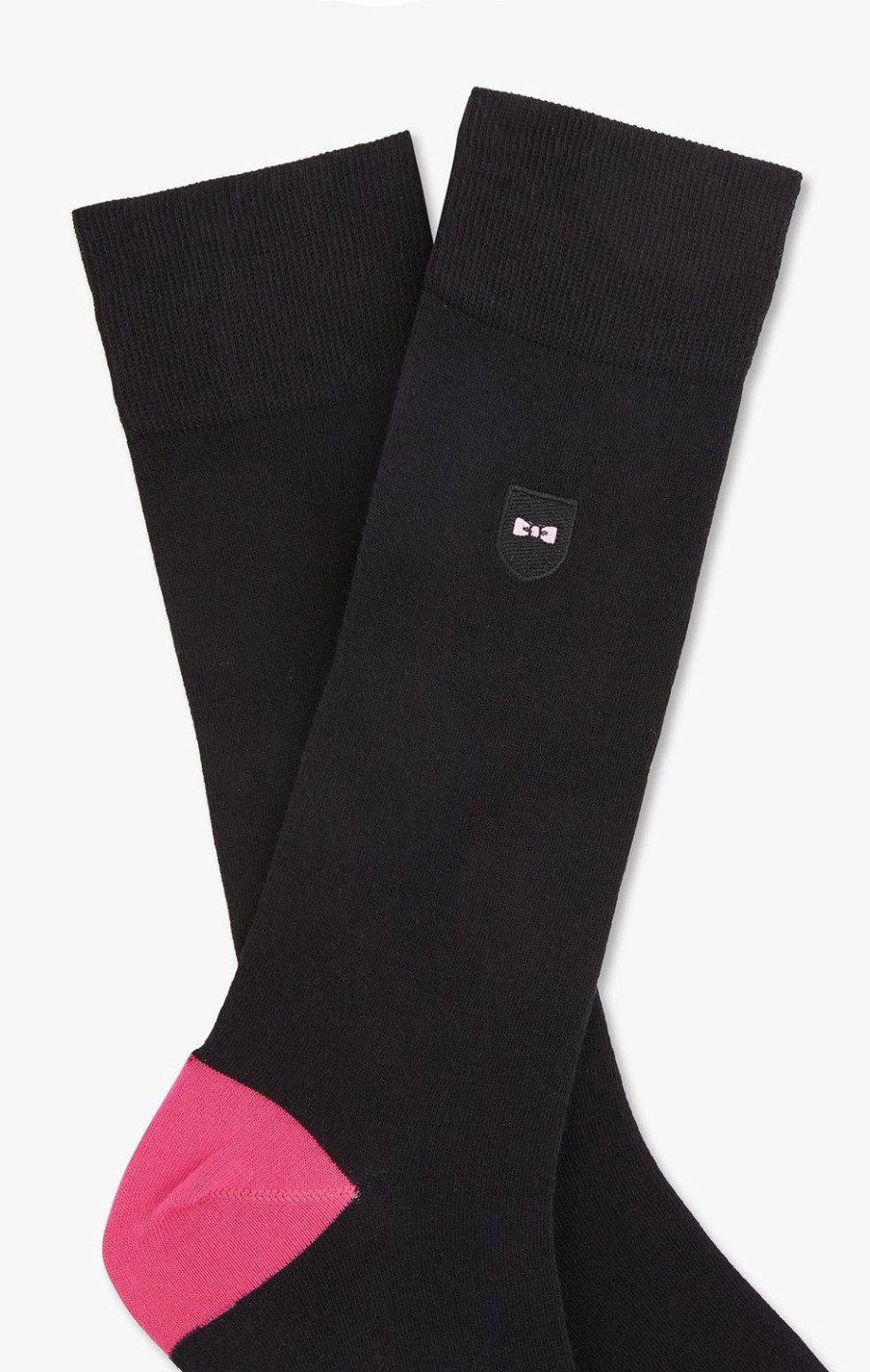 Eden Park Long Black Colour-Block Socks | Socks