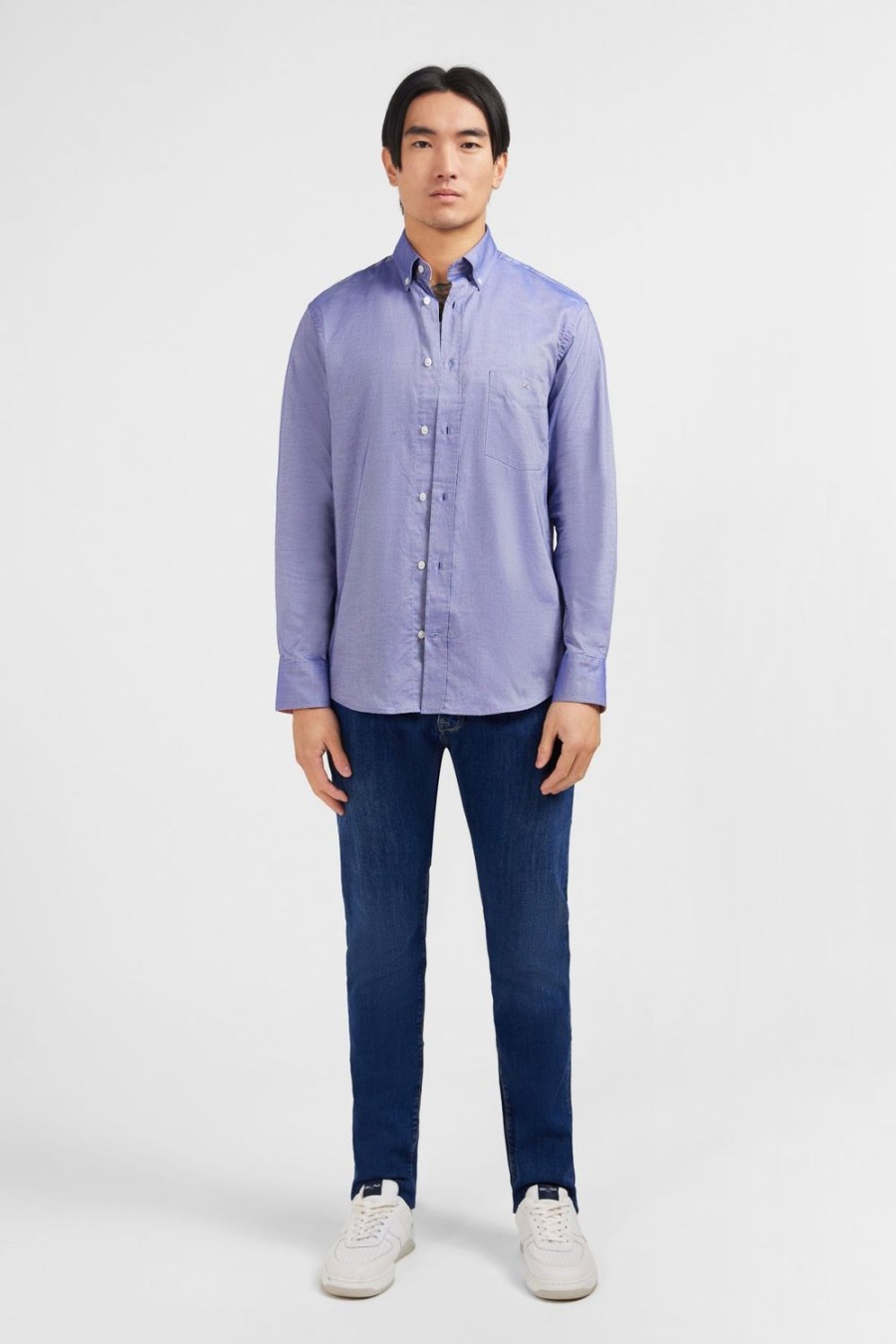 Eden Park Navy Blue Cotton Shirt | Shirts