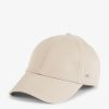 Eden Park Beige Cotton Canvas Cap With Bow Tie Embroidery | Caps