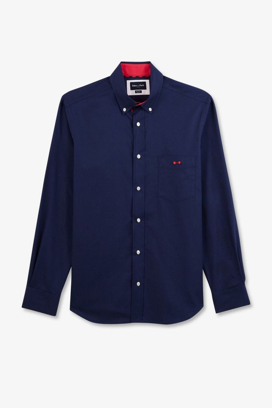 Eden Park Blue Shirt With Eden Park Embroidery | Shirts