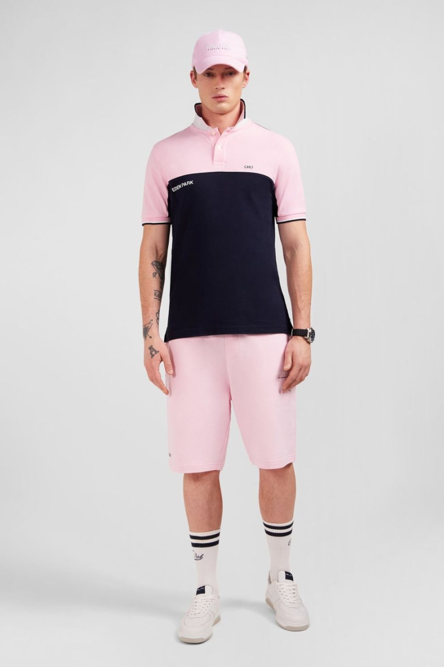 Eden Park Shorts In Pink Fleece | Shorts & Bermudas