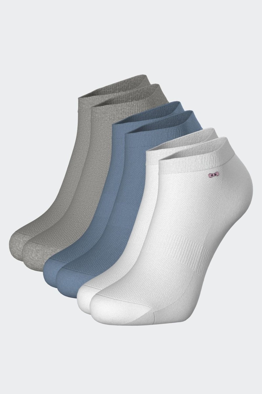 Eden Park Set Of 3 Pairs Of Low-Cut Stretch Cotton Socks | Socks