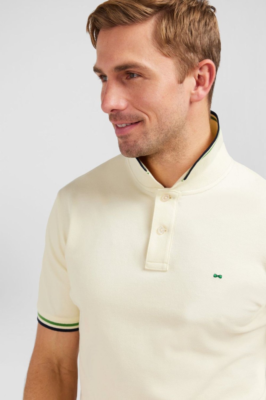 Eden Park Yellow Polo Shirt In Pima Cotton | Polos