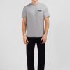 Eden Park Light Grey T-Shirt With Embroidery | T-Shirts