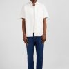 Eden Park Plain White Shirt | Short-Sleeved Shirts