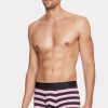 Eden Park Navy And Pink Striped Boxers In Stretch Cotton | Underwear