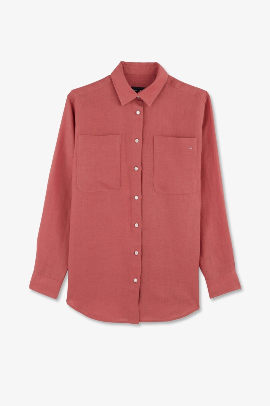 Eden Park Plain Brick Blouse | Shirts