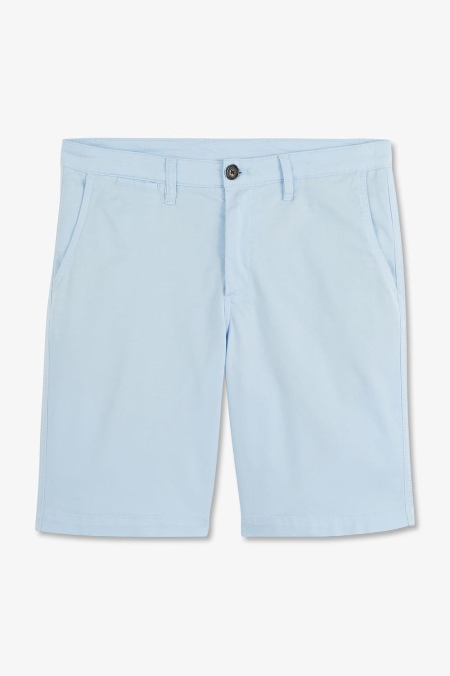 Eden Park Plain Light Blue Bermuda Shorts | Shorts & Bermudas