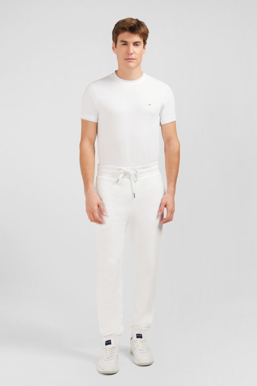 Eden Park White Jogging Bottoms | Pants