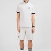 Eden Park Grey Marled Short-Sleeved Polo Shirt | Polos