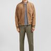 Eden Park Plain Beige Jacket | Coats