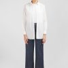 Eden Park White Long-Sleeved Blouse | Shirts