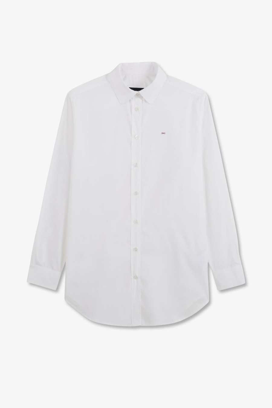 Eden Park White Long-Sleeved Blouse | Shirts