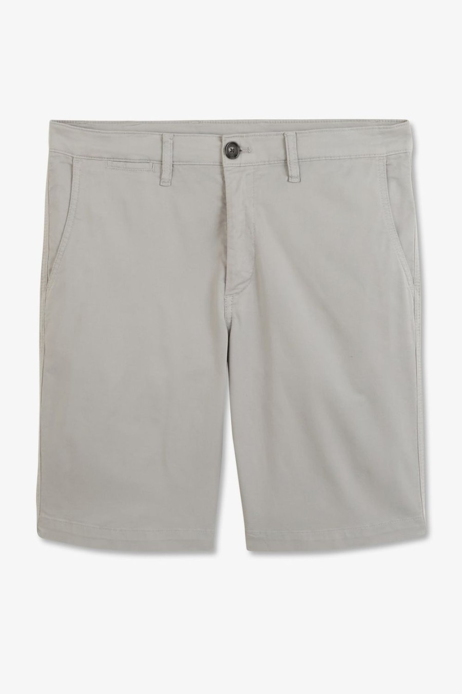 Eden Park Plain Grey Bermuda Shorts | Shorts & Bermudas