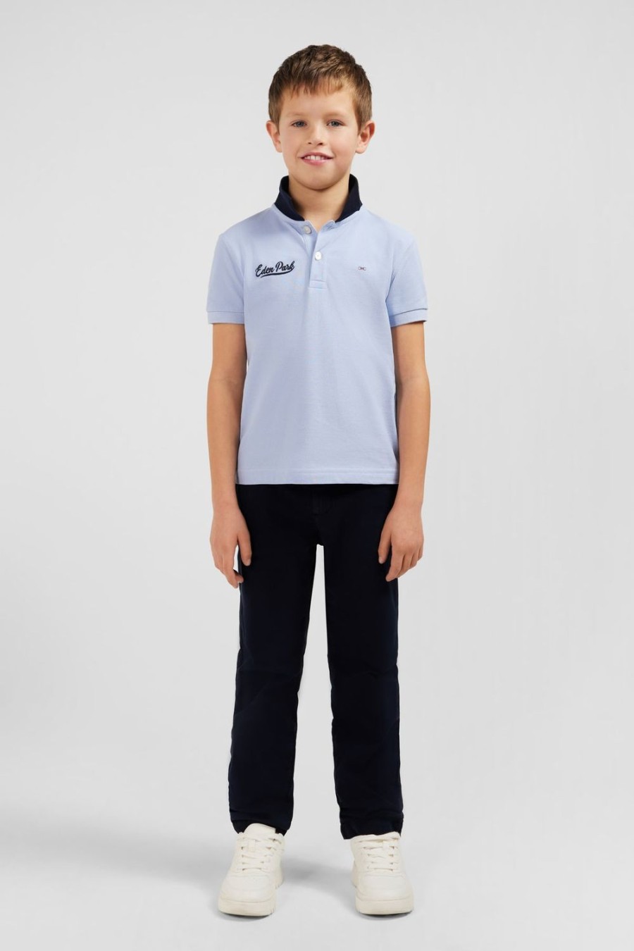 Eden Park Light Blue Polo Shirt | Children