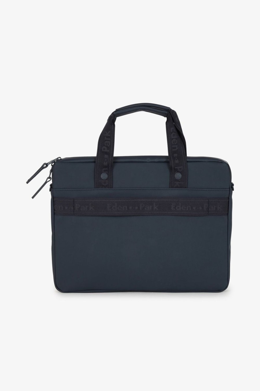 Eden Park Navy Blue Rubber Laptop Sacoche | Bags