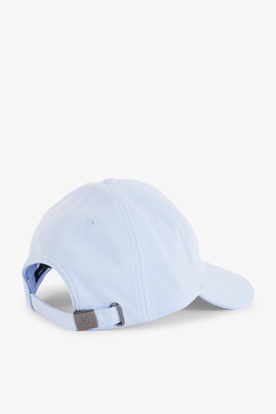 Eden Park Blue Cotton Fleece Cap With Bow Tie Embroidery | Caps