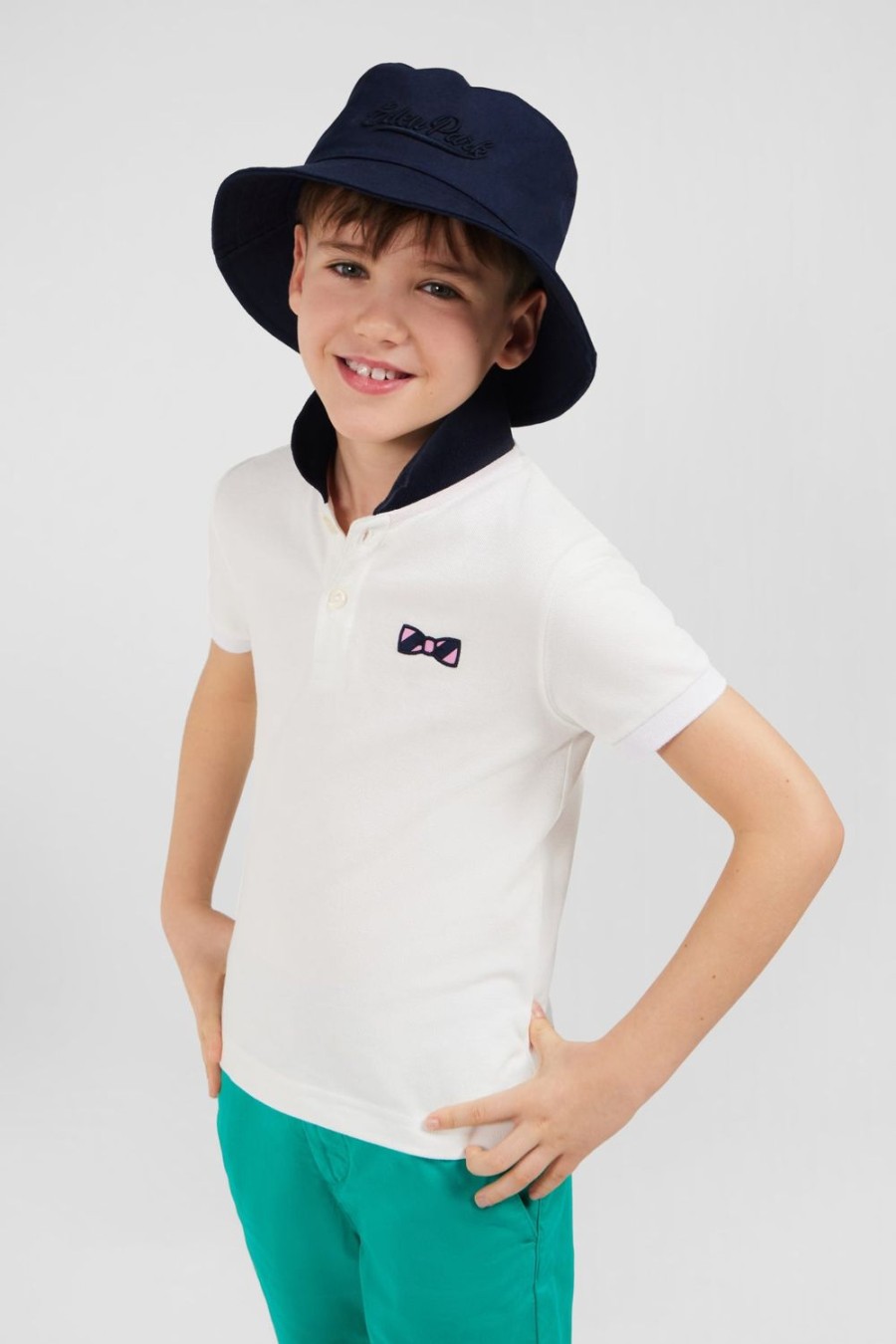 Eden Park White Polo Shirt | Children