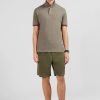 Eden Park Khaki Polo Shirt In Pima Cotton | Polos