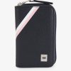 Eden Park Navy Zipped Wallet With Tricolour Details | Portfolios