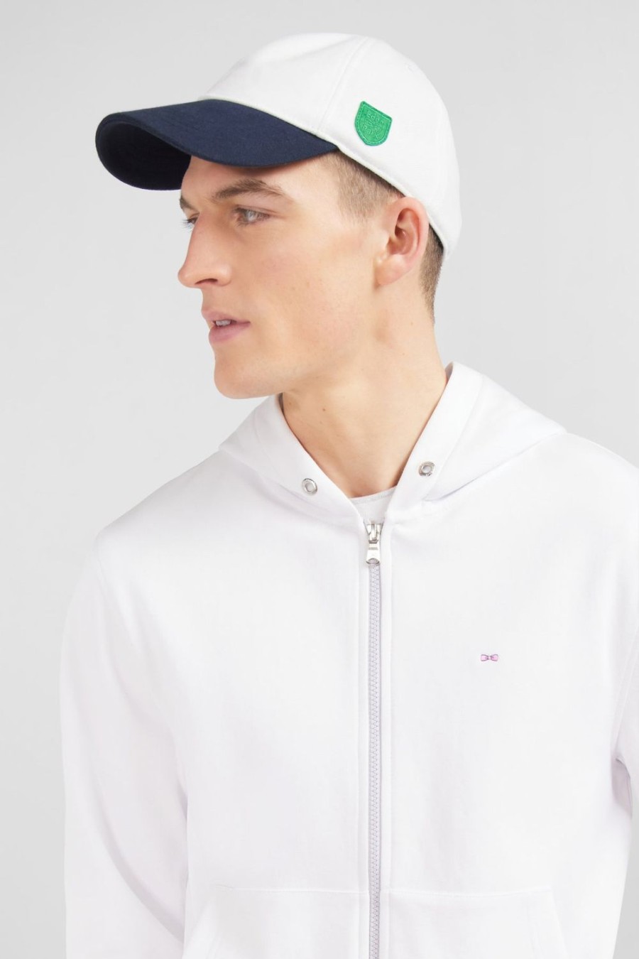 Eden Park White Colour-Block Cap | Caps