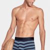 Eden Park Navy And Blue Striped Boxers In Stretch Cotton | Underwear