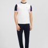 Eden Park White Cotton T-Shirt With Number 10 Embroidery | T-Shirts