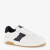 Eden Park Two-Tone White Leather Trainers | Sneakers