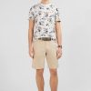 Eden Park Plain Beige Bermuda Shorts | Shorts & Bermudas