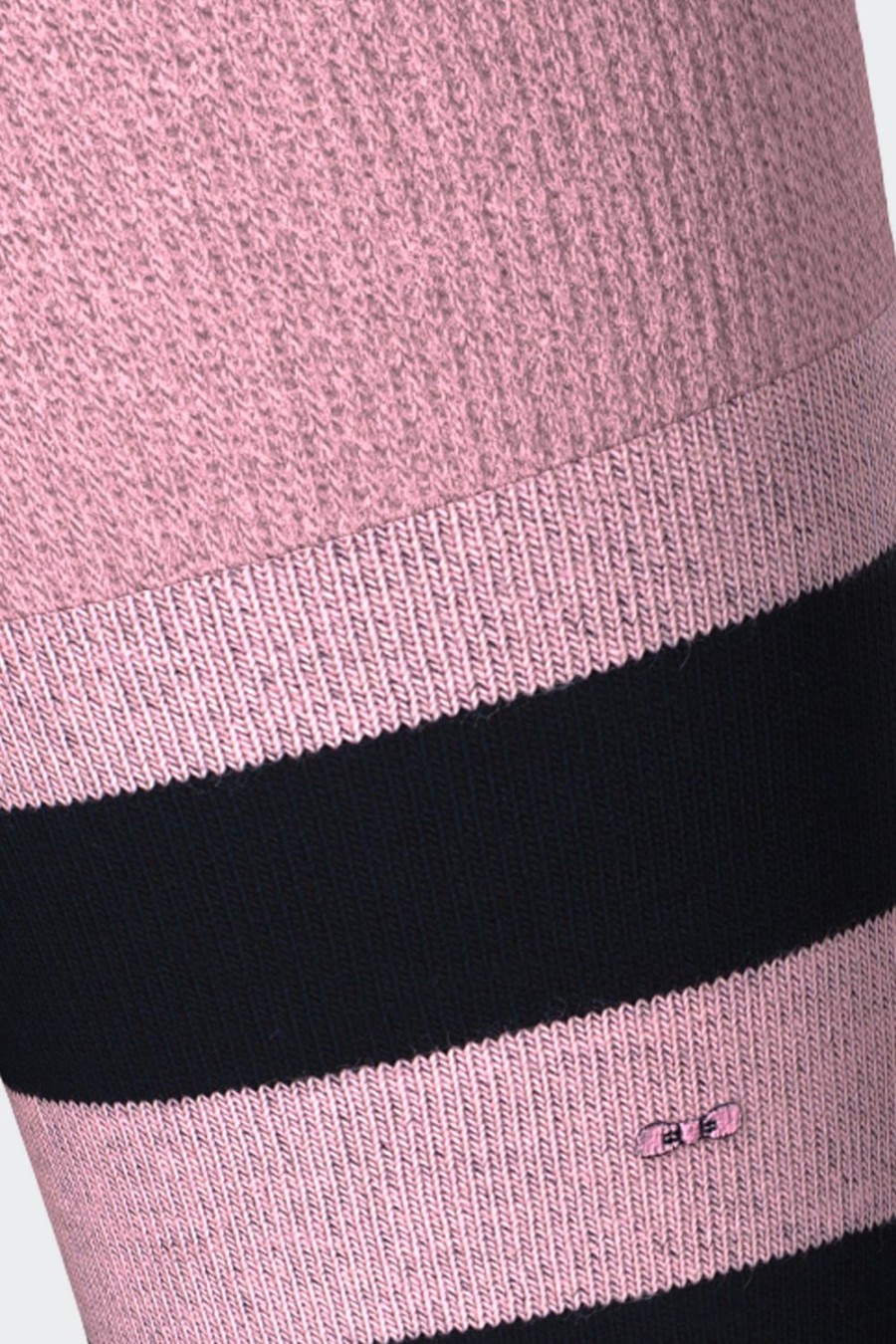 Eden Park Set Of 3 Pairs Of Striped Pink Socks In Stretch Cotton | Socks