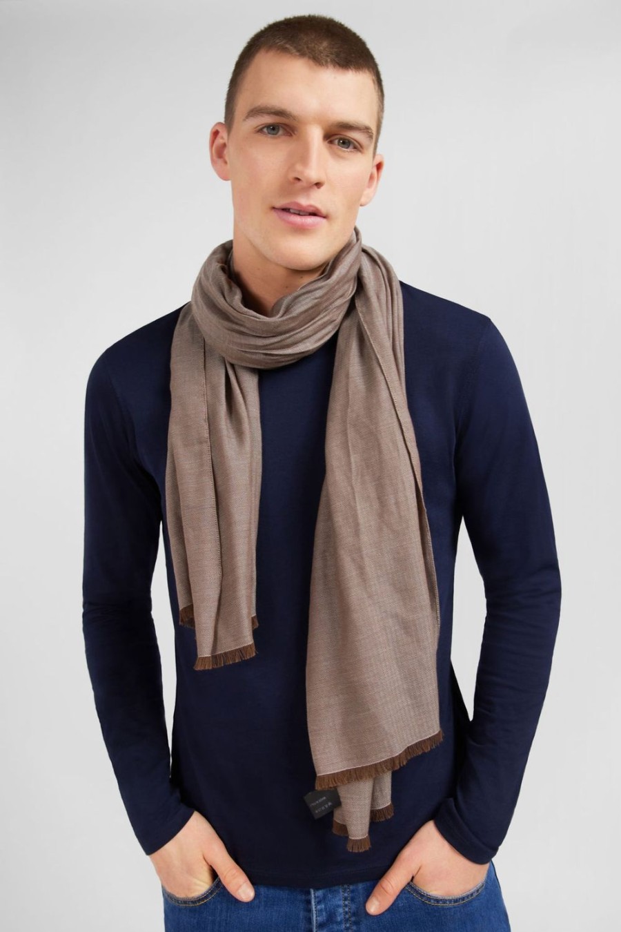 Eden Park Plain Brown Scarf | Scarves & Wraps