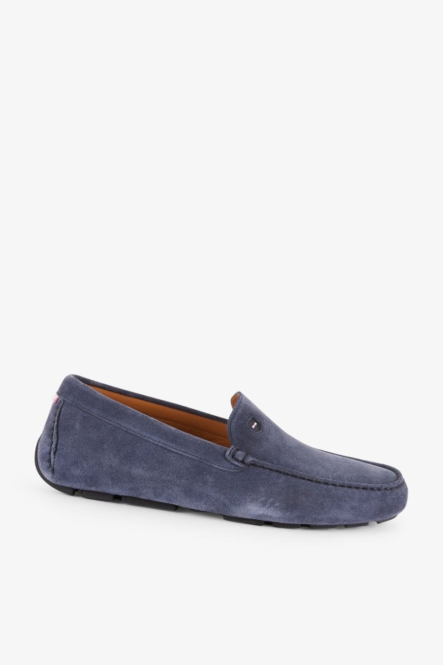 Eden Park Light Blue Suede Moccasins | Loafers