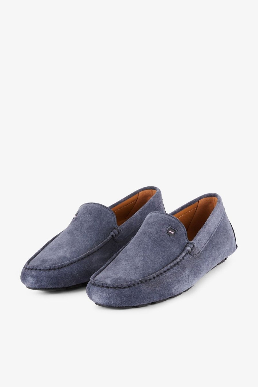 Eden Park Light Blue Suede Moccasins | Loafers