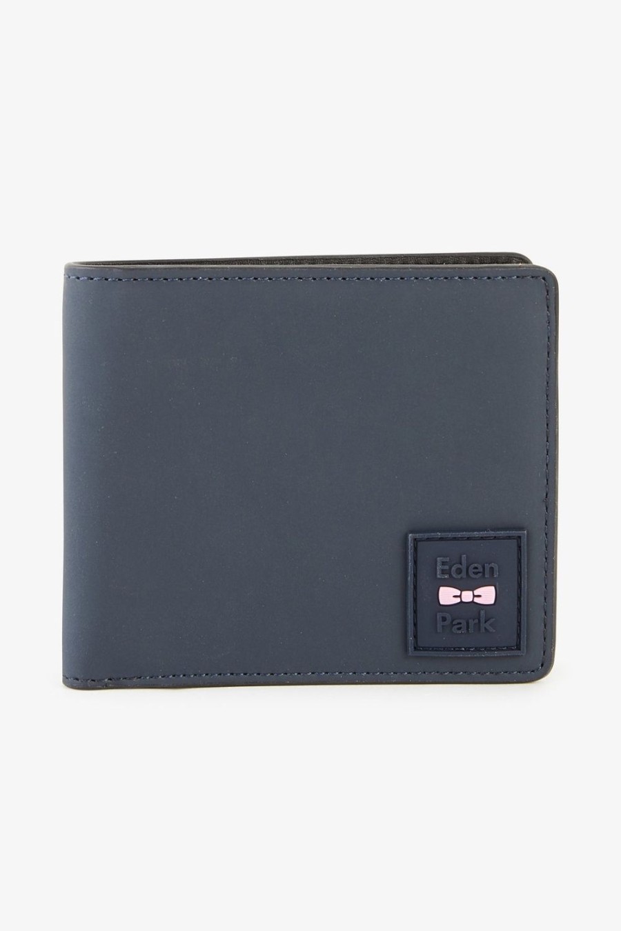 Eden Park Dark Blue Rubber Italian Wallet | Portfolios