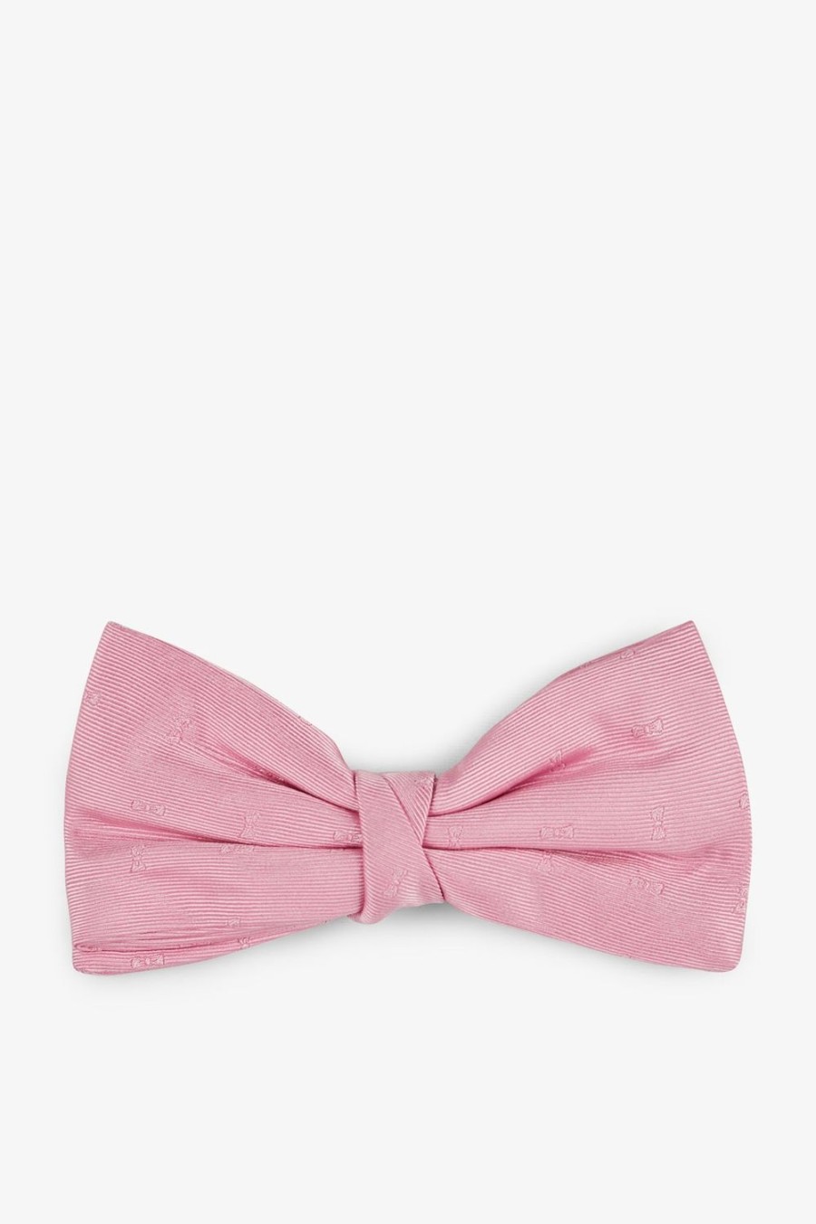 Eden Park Pink Bow Tie With Micro-Patterned Bows | Ties & Bow Ties