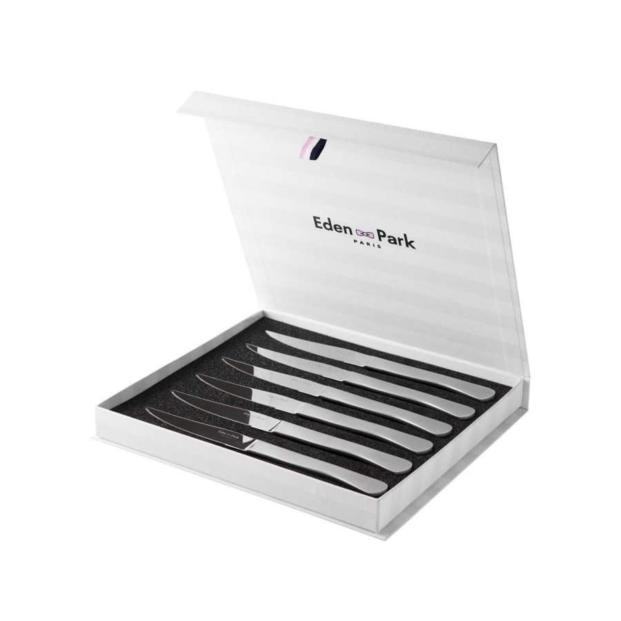 Eden Park Set Of 6 Stainless Steel Table Knives | Art Of The Table