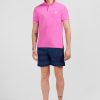 Eden Park Pink Short-Sleeved Polo Shirt | Polos