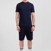 Eden Park Navy Blue T-Shirt With Embroidery | T-Shirts