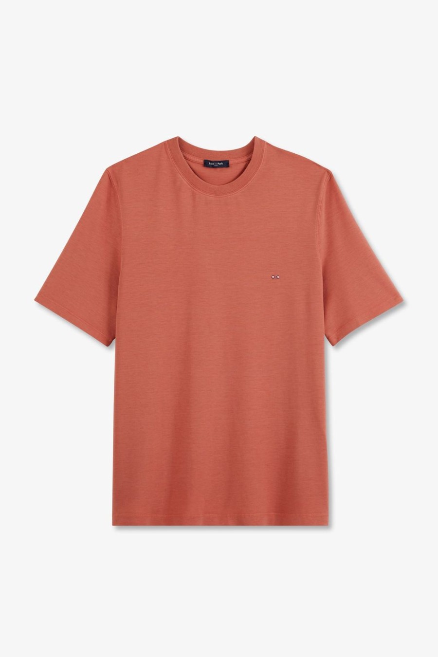 Eden Park Plain Brick Short-Sleeved T-Shirt | T-Shirts