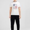 Eden Park Xv De France White Printed Short-Sleeved T-Shirt | T-Shirts