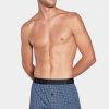 Eden Park Blue Boxer Shorts With Micro-Patterns | Underwear