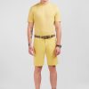 Eden Park Plain Yellow Bermuda Shorts | Shorts & Bermudas