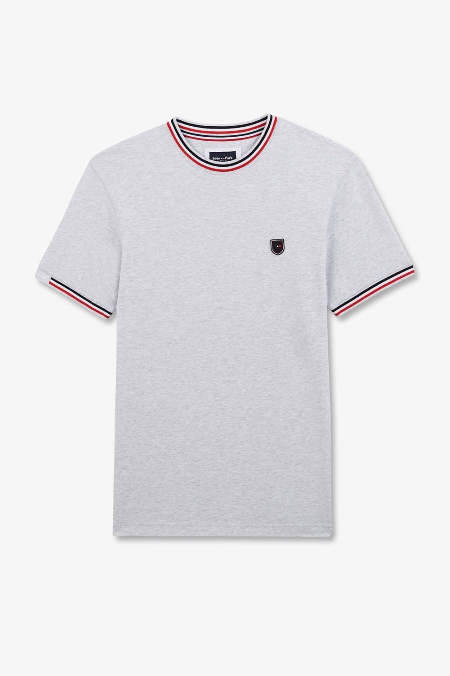 Eden Park Grey Short-Sleeved T-Shirt | T-Shirts