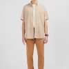 Eden Park Brown Striped Shirt | Short-Sleeved Shirts