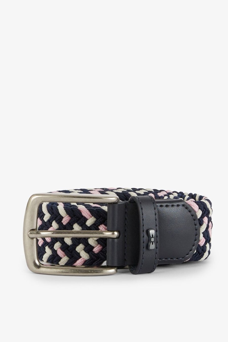 Eden Park Tricolour Pink Braided Elastic Belt | Belts