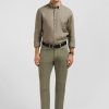 Eden Park 5-Pocket Straight-Leg Khaki Trousers | Pants