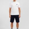 Eden Park White Short-Sleeved T-Shirt With Embossed Logo | T-Shirts