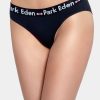 Eden Park Navy Knickers In Cotton Jersey | Underwear