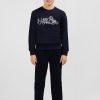 Eden Park Eden Park Screen-Printed Round Neck Sweatshirt In Cotton Fleece | Children