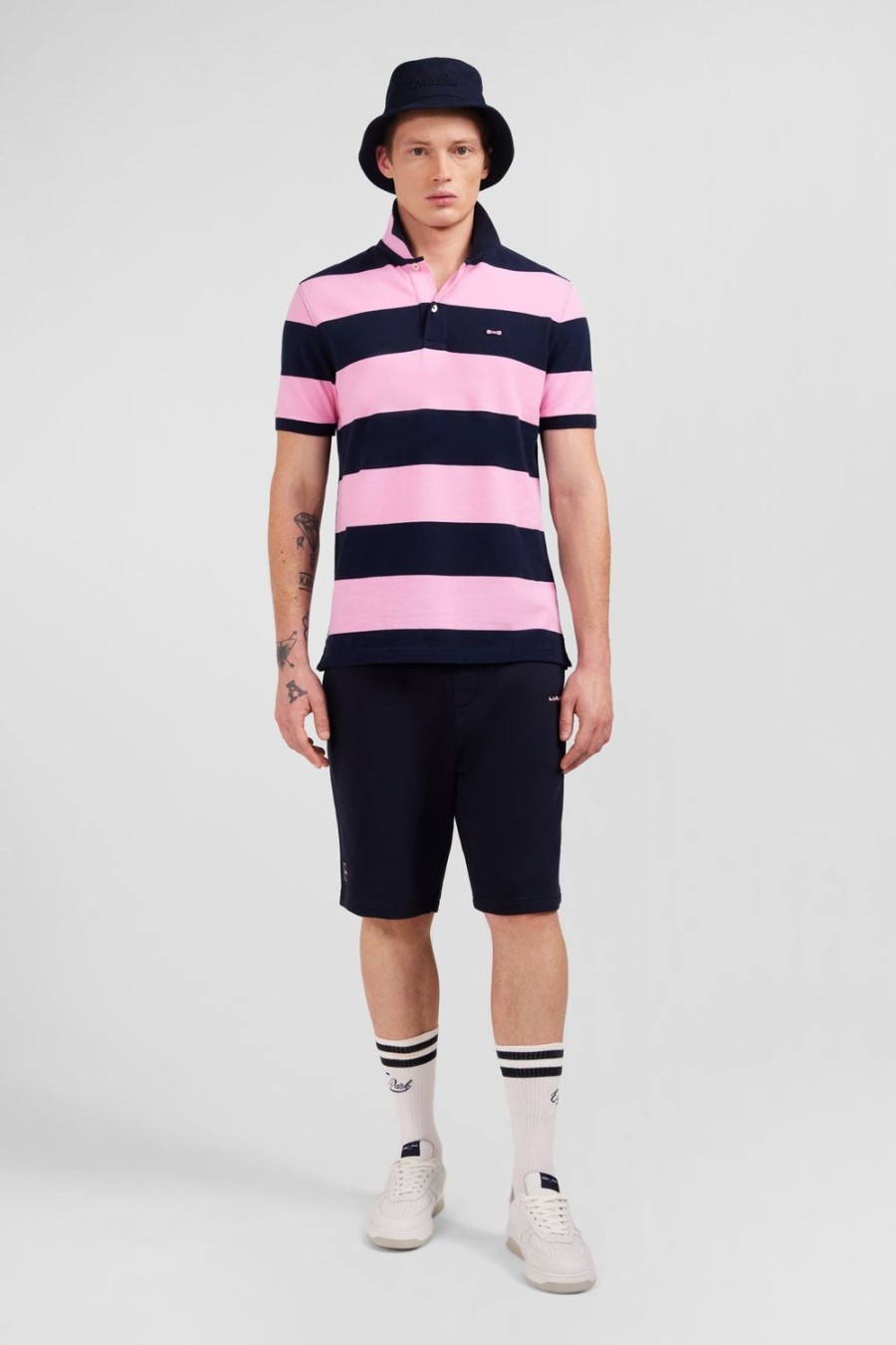 Eden Park Striped Polo | Polos